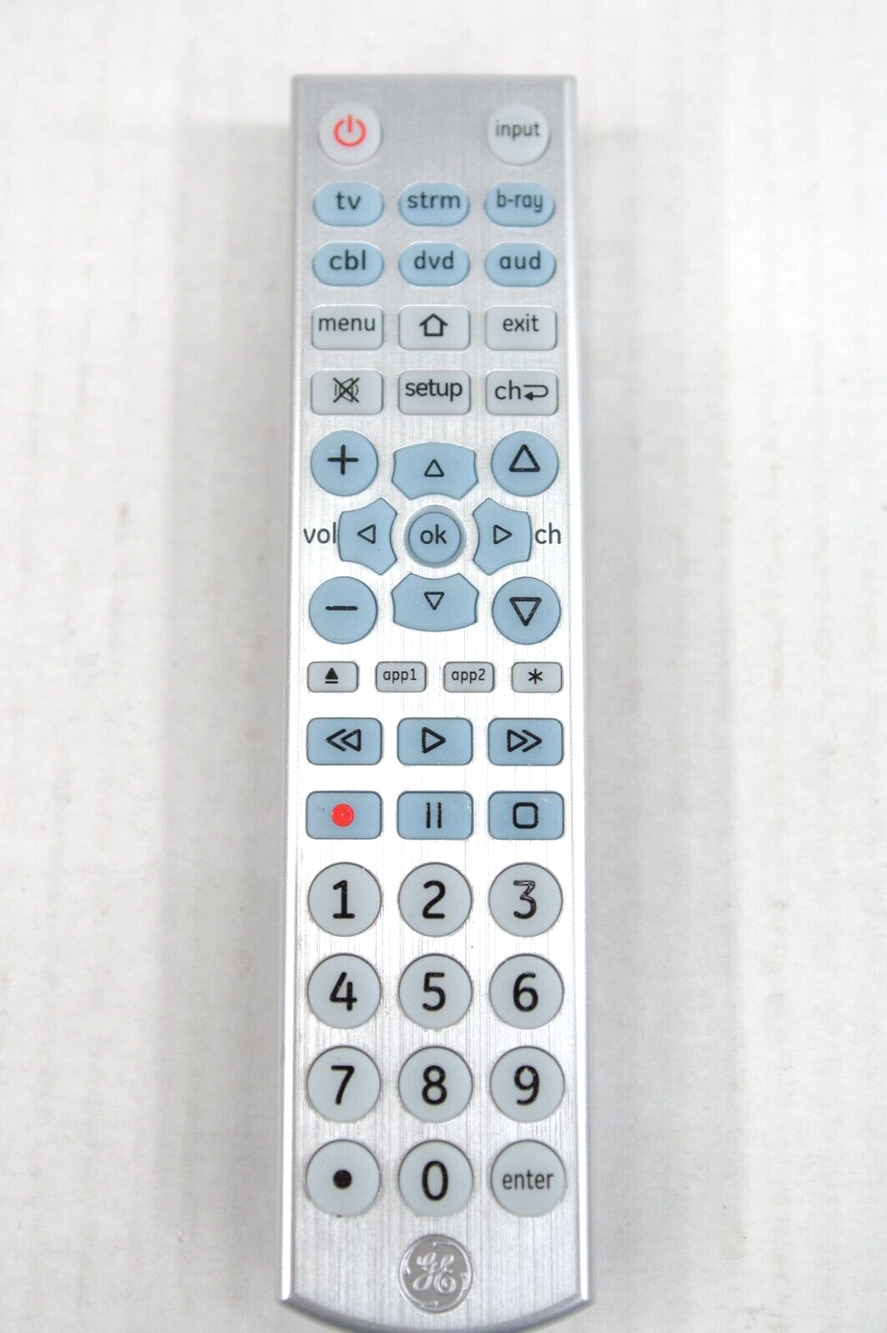 GE Ultra Pro Universal Remote Control 6-Device Full Backlit Big Buttons